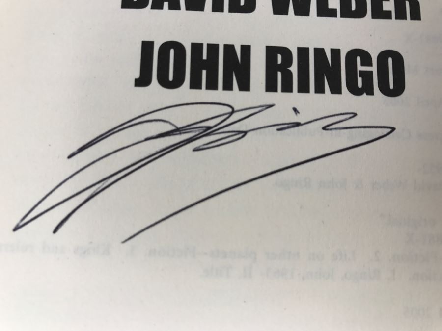 Signed First Printing 2005 Hardcover Book We Few By David Weber And John Ringo (Signed By Both Authors) [Photo 9]