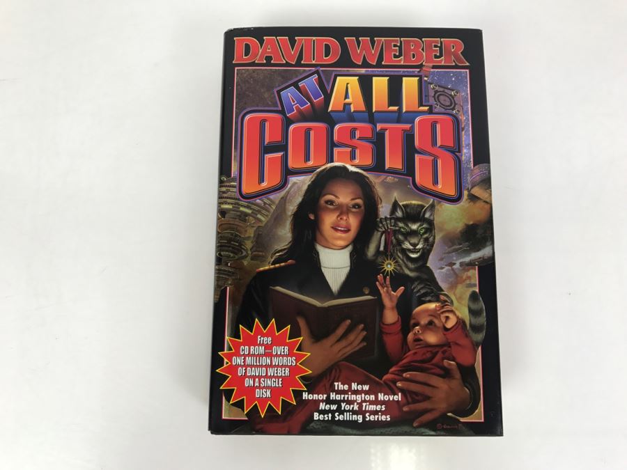 Signed First Printing 2005 Hardcover Book At All Costs By David Weber [Photo 2]
