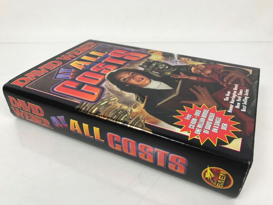Signed First Printing 2005 Hardcover Book At All Costs By David Weber [Photo 3]