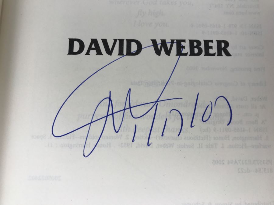 Signed First Printing 2005 Hardcover Book At All Costs By David Weber [Photo 7]
