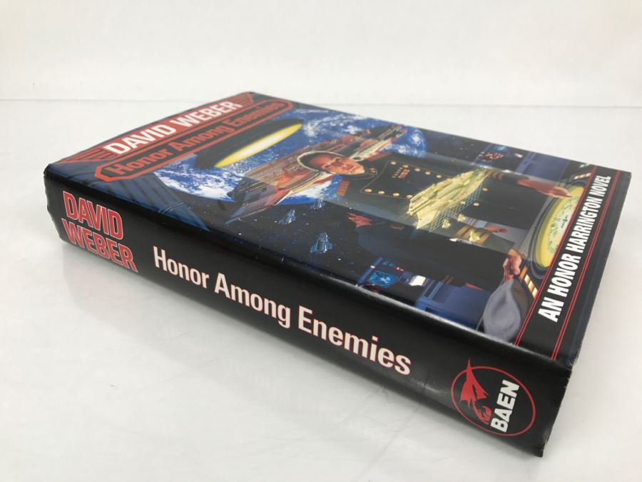 Signed First Printing 1996 Hardcover Book Honor Among Enemies By David Weber [Photo 3]