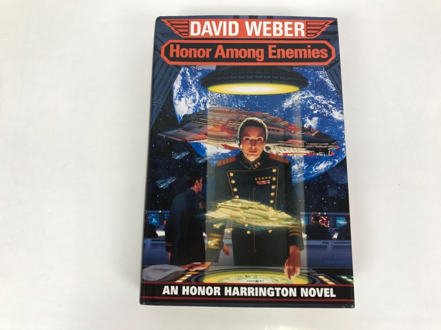 Signed First Printing 1996 Hardcover Book Honor Among Enemies By David Weber [Photo 2]