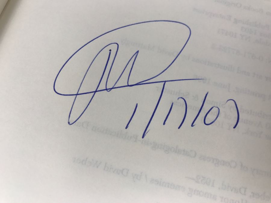 Signed First Printing 1996 Hardcover Book Honor Among Enemies By David Weber [Photo 7]