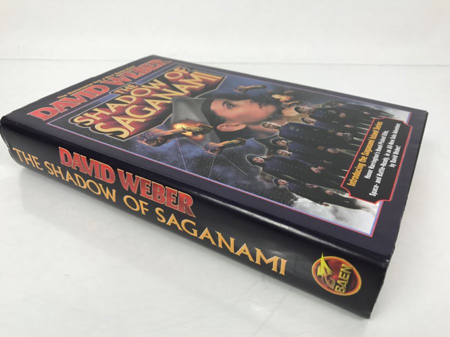 Signed First Printing 2004 Hardcover Book The Shadow Of Saganami By David Weber [Photo 3]