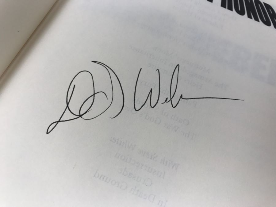 Signed First Printing 1996 Hardcover Book Echoes Of Honor By David Weber [Photo 7]