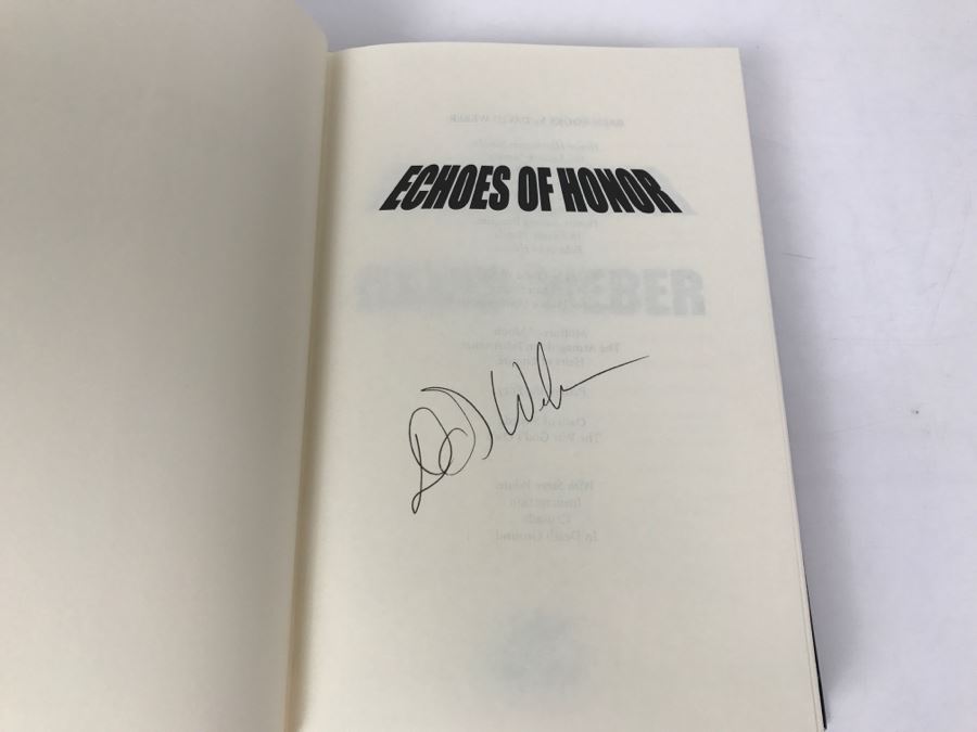 Signed First Printing 1996 Hardcover Book Echoes Of Honor By David Weber [Photo 5]