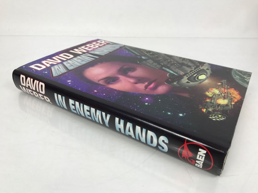 Signed First Printing 1997 Hardcover Book In Enemy Hands By David Weber [Photo 3]