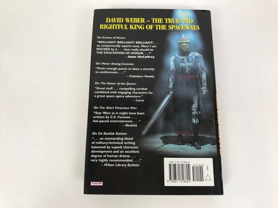 Signed First Printing 2002 Hardcover Book The Excalibur Alternative By David Weber [Photo 4]