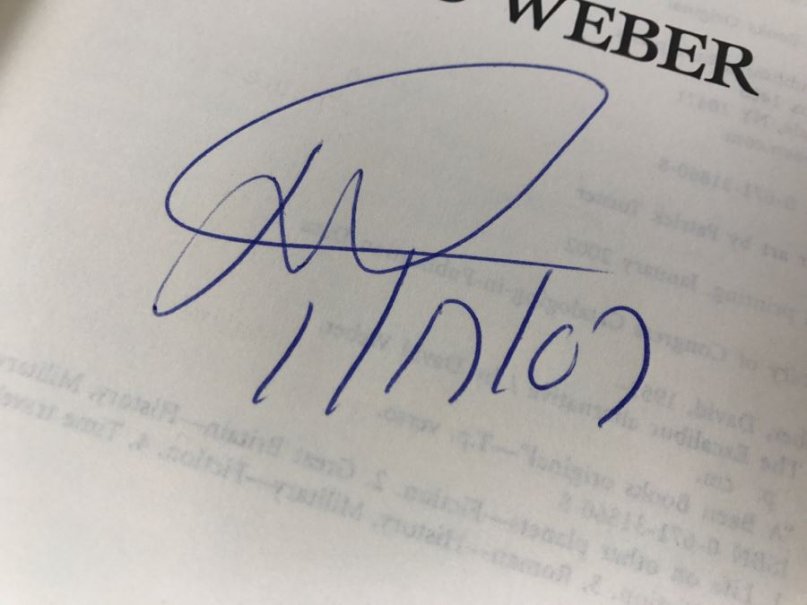 Signed First Printing 2002 Hardcover Book The Excalibur Alternative By David Weber [Photo 7]