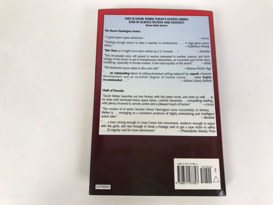 Signed First Printing 1999 Hardcover Book The Apocalypse Troll By David Weber [Photo 4]