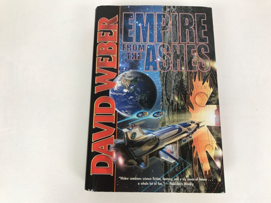 Signed First Printing 2003 Hardcover Book Empire From The Ashes By David Weber [Photo 6]