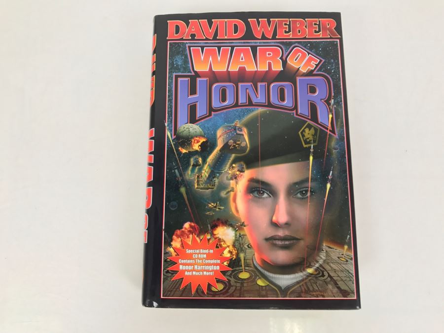 Signed First Printing 2002 Hardcover Book War Of Honor By David Weber [Photo 2]