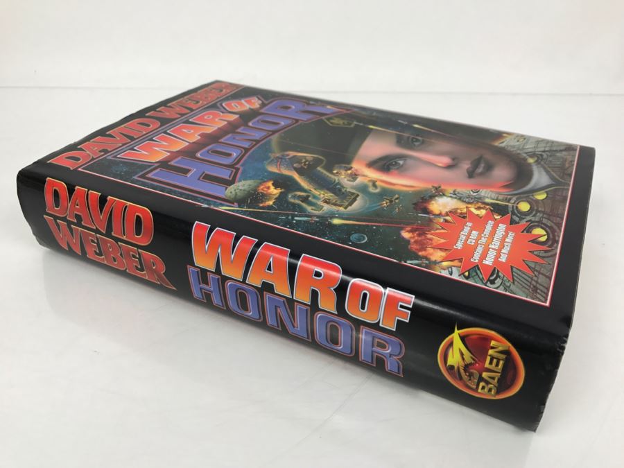 Signed First Printing 2002 Hardcover Book War Of Honor By David Weber [Photo 3]
