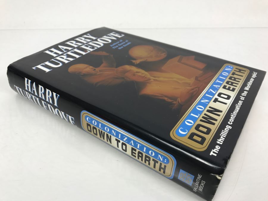 Signed First Edition 2000 Hardcover Book Colonization: Down To Earth By Harry Turtledove [Photo 3]
