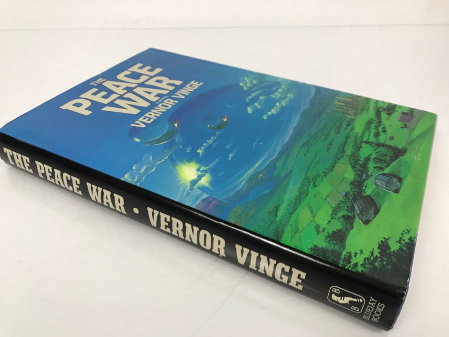 Signed First Bluejay Printing 1984 Hardcover Book The Peace War By Vernor Vinge [Photo 3]