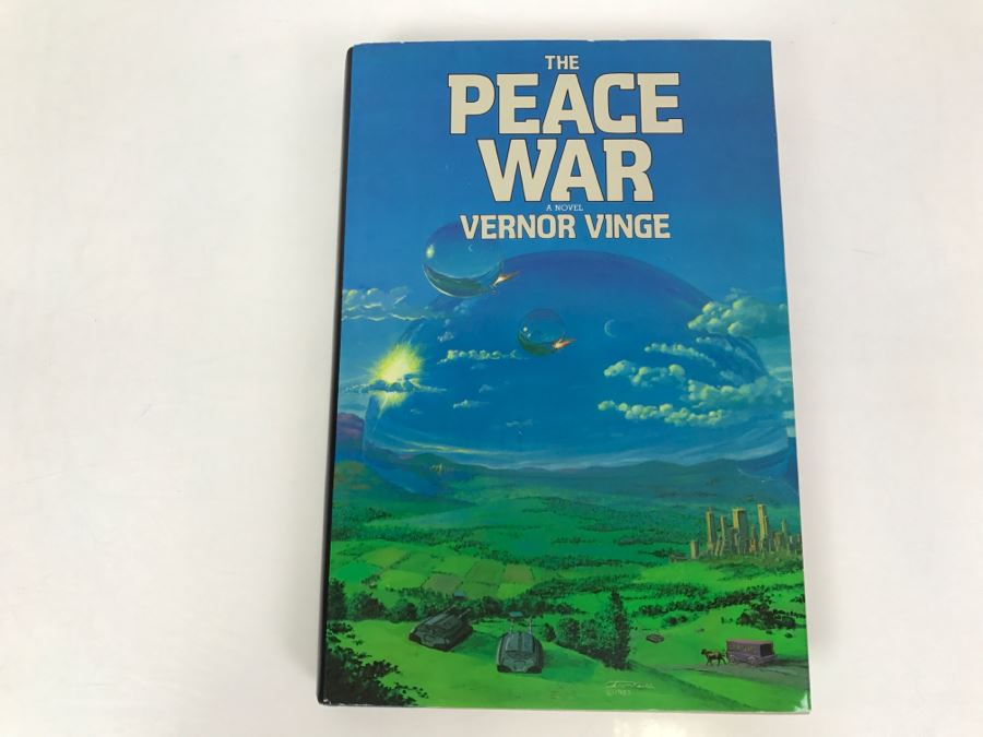 Signed First Bluejay Printing 1984 Hardcover Book The Peace War By Vernor Vinge [Photo 2]