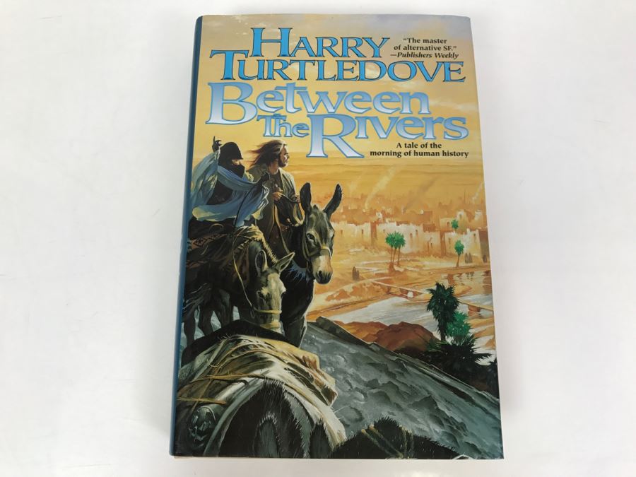 Signed First Edition 1998 Hardcover Book Between The Rivers By Harry Turtledove [Photo 2]
