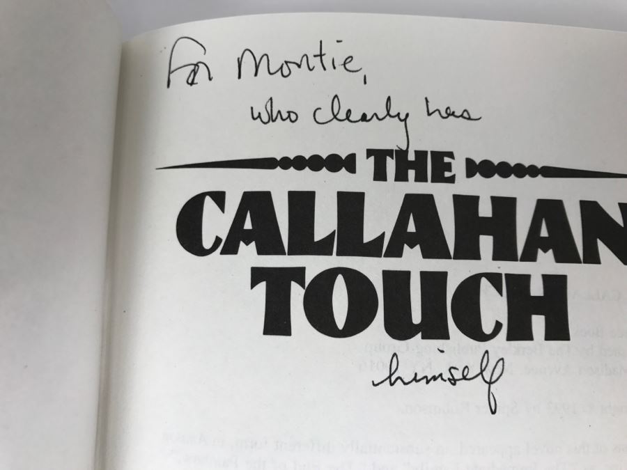 Signed First Edition 1993 Hardcover Book The Callahan Touch By Spider Robinson [Photo 7]