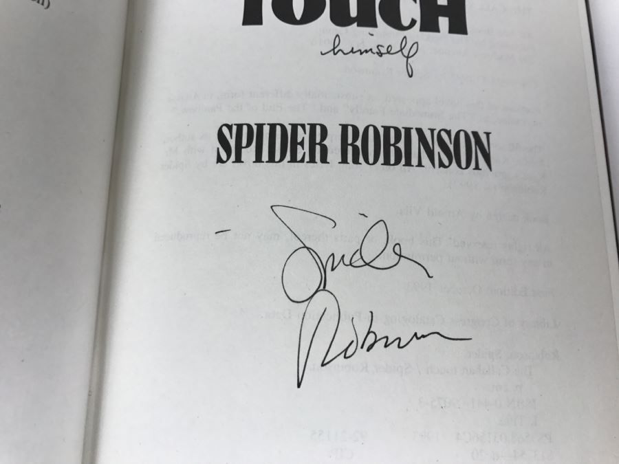 Signed First Edition 1993 Hardcover Book The Callahan Touch By Spider Robinson [Photo 8]
