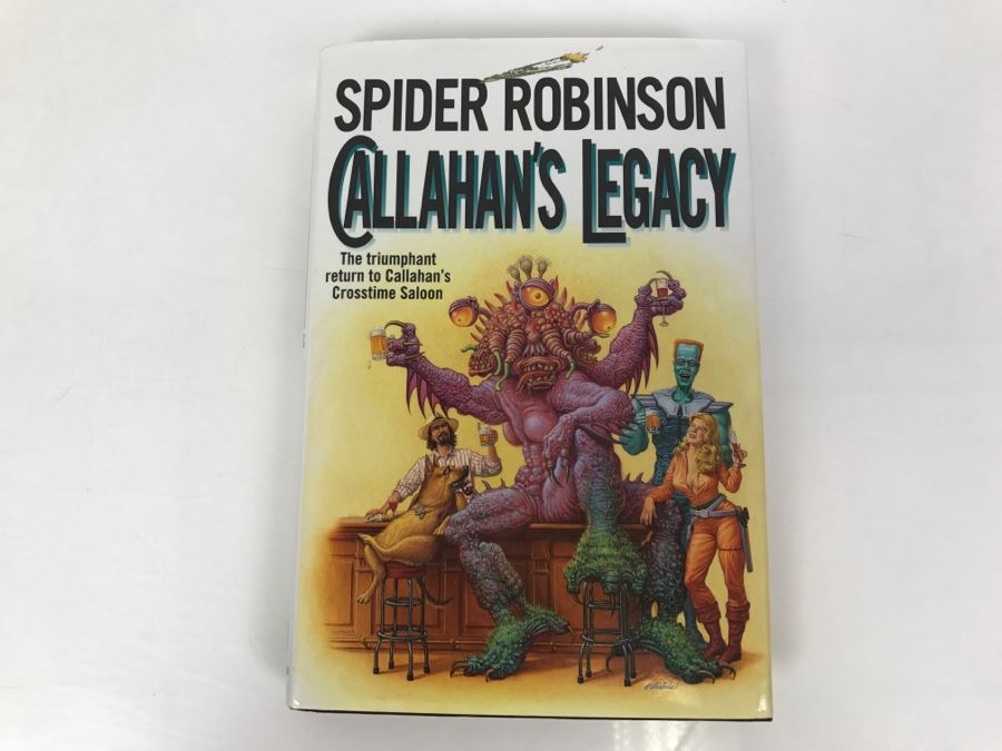 Sign 1996 Hardcover Book Callahan's Legacy By Spider Robinson [Photo 2]