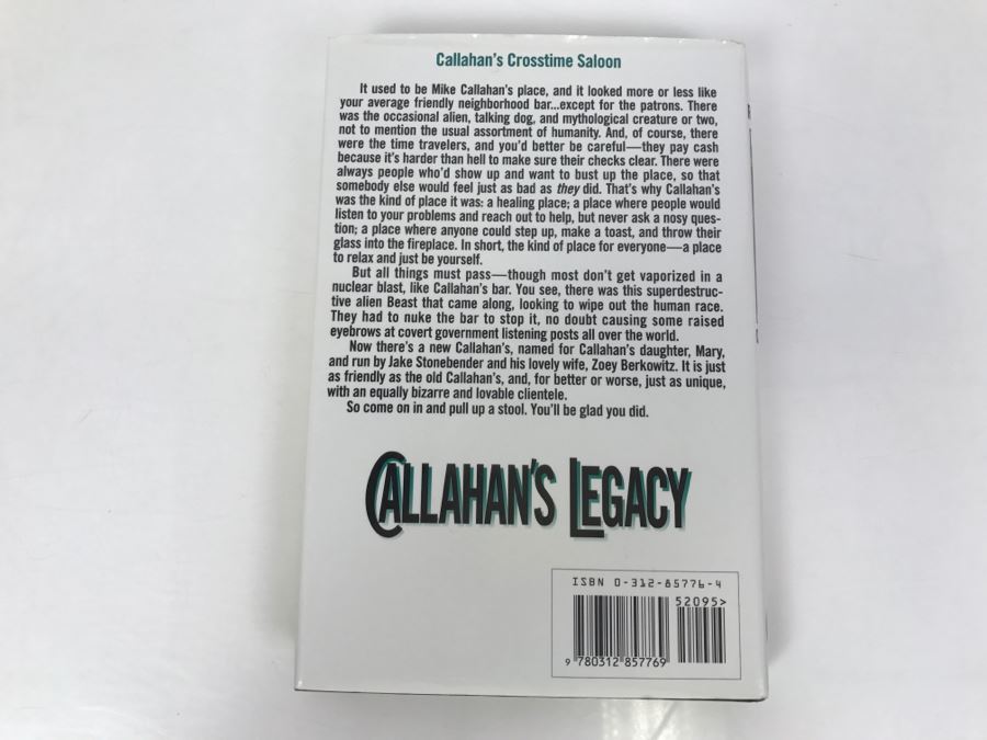 Sign 1996 Hardcover Book Callahan's Legacy By Spider Robinson [Photo 4]