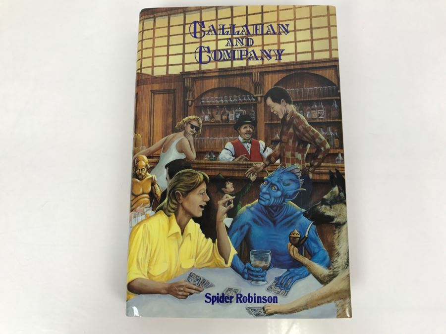 Signed First Edition 1987 Hardcover Book Callahan And Company By Spider Robinson [Photo 2]
