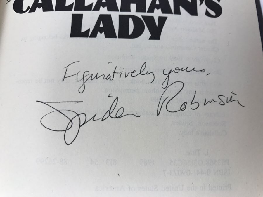 Signed First Edition 1989 Hardcover Book Callahan's Lady By Spider Robinson [Photo 8]