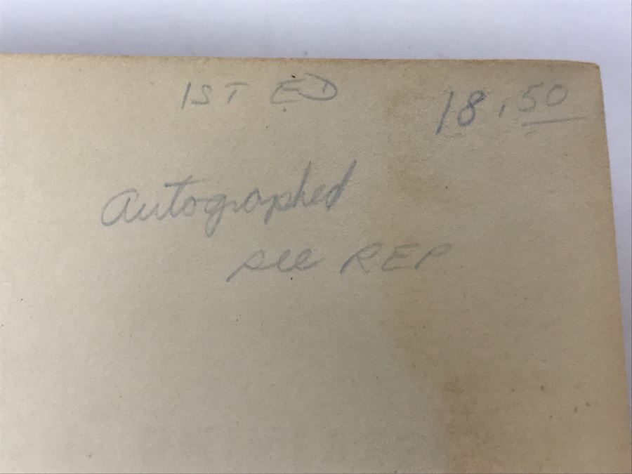 Signed First Edition 1952 Hardcover Book Destination: Universe! By A.E. Van Vogt Signed 'For Montie. My Best Collection. Lydia & A E Van Vogt' [Photo 11]