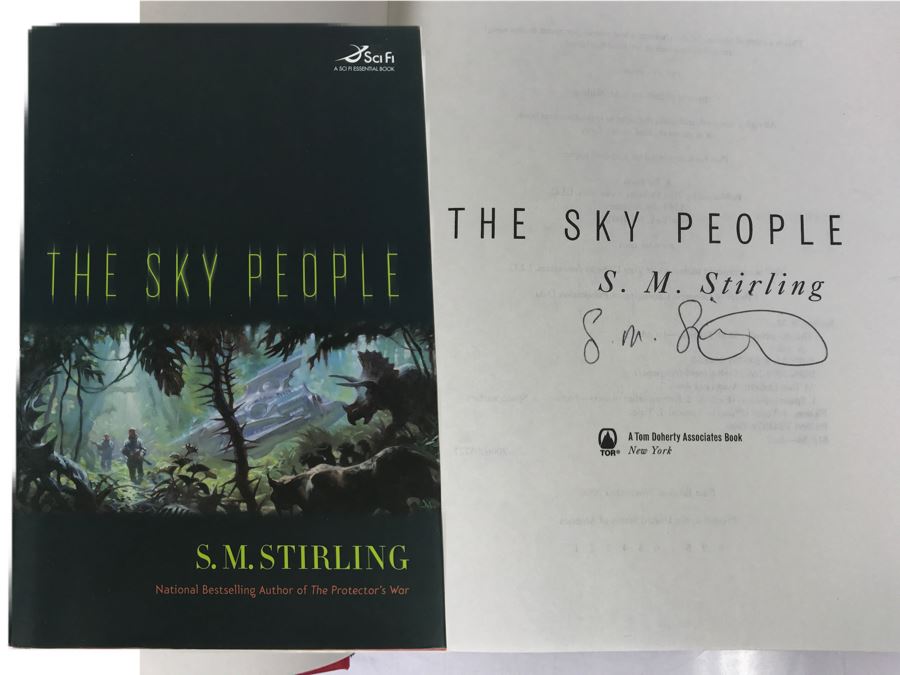 Signed First Edition 2006 Hardcover Book The Sky People By S.M. Stirling [Photo 1]
