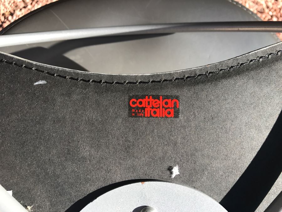 JUST ADDED - Pair Of Stylish Modern Metal Bar Stools By Cattelan Italia Made In Italy [Photo 13]