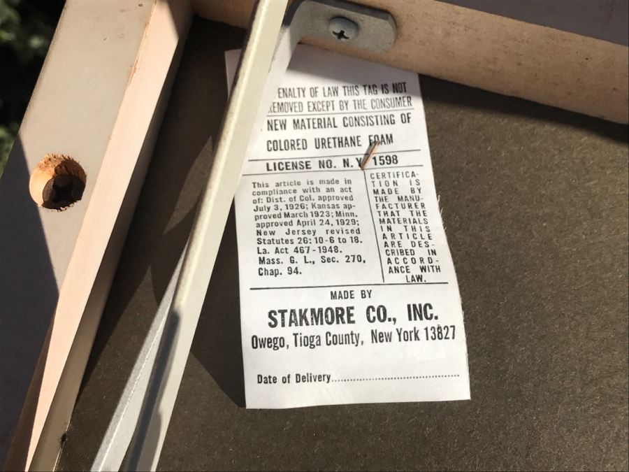 JUST ADDED - Vintage Hollywood Regency Stackmore Wood And Cane Card Table With Folding Chairs Bamboo Motif [Photo 20]