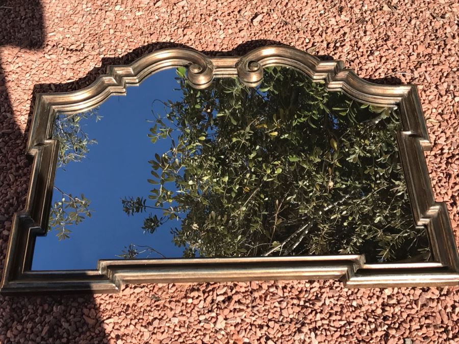 JUST ADDED - Stylish Wooden Hanging Wall Mirror [Photo 2]