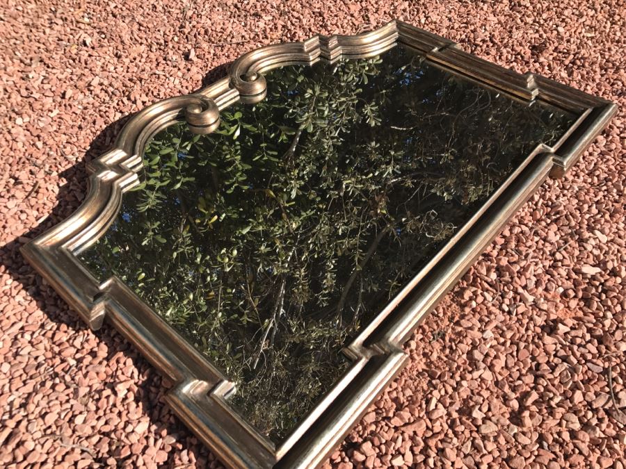 JUST ADDED - Stylish Wooden Hanging Wall Mirror [Photo 5]