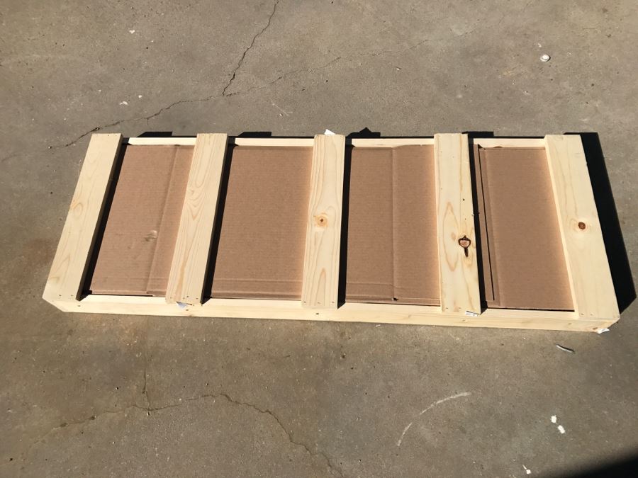 JUST ADDED - Stunning Antique Irish Buffet Credenza With Hutch - Client Used Without Hutch - Includes Custom Glass Cut To Fit W/O Hutch [Photo 40]