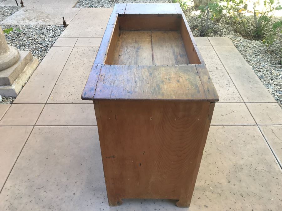 JUST ADDED - Antique Primitive Washstand Wash Basin Cabinet [Photo 19]