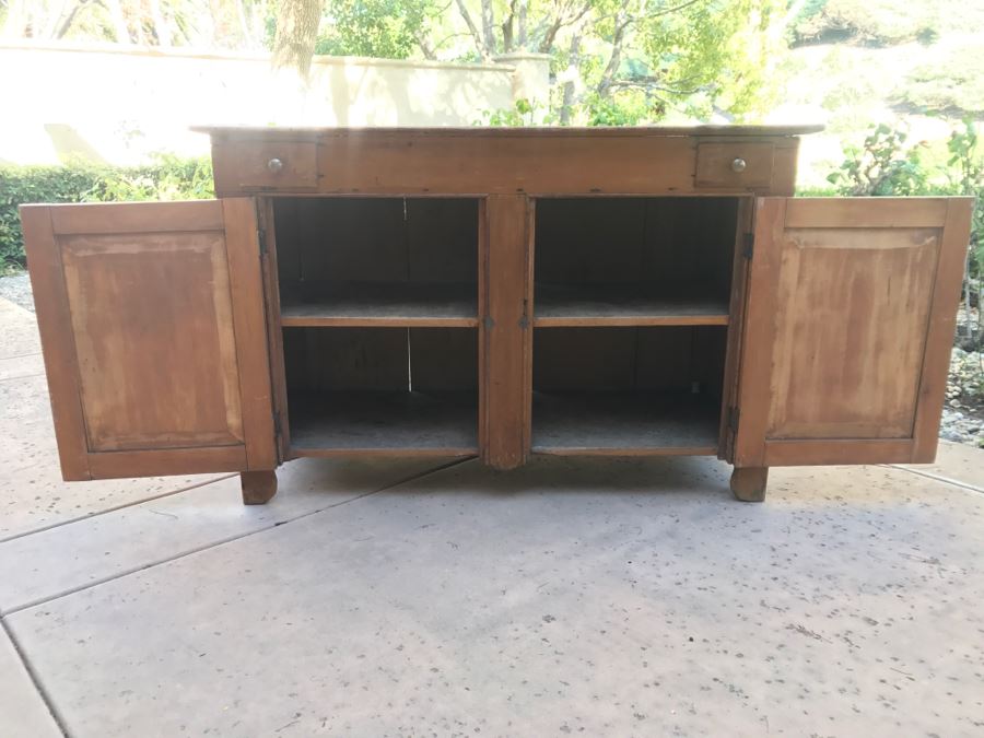 JUST ADDED - Antique Primitive Washstand Wash Basin Cabinet [Photo 15]