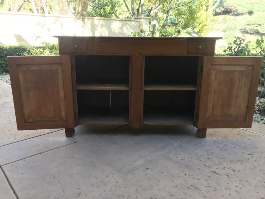 JUST ADDED - Antique Primitive Washstand Wash Basin Cabinet [Photo 14]