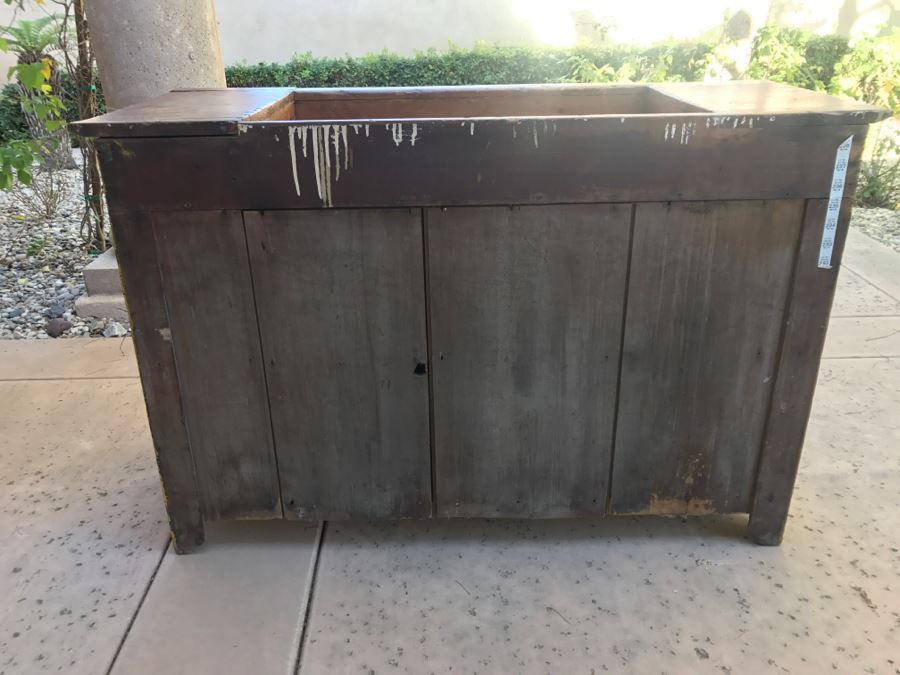 JUST ADDED - Antique Primitive Washstand Wash Basin Cabinet [Photo 22]