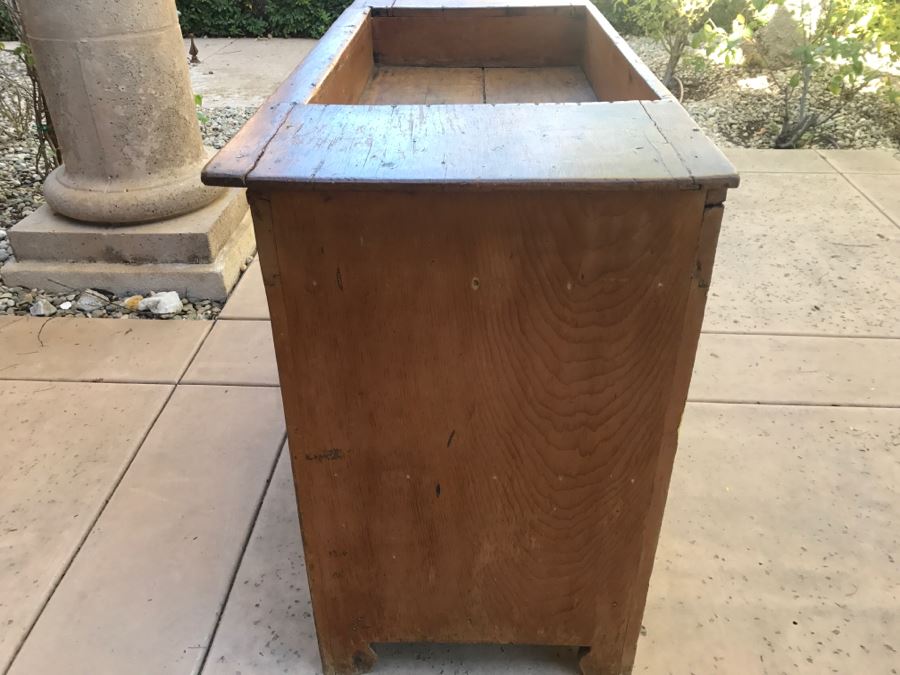 JUST ADDED - Antique Primitive Washstand Wash Basin Cabinet [Photo 20]