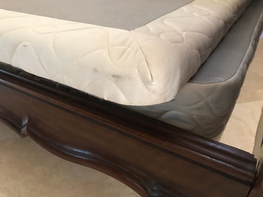 Just Added - Stunning Antique 19th Century Piedmont Baroque Style Bed 