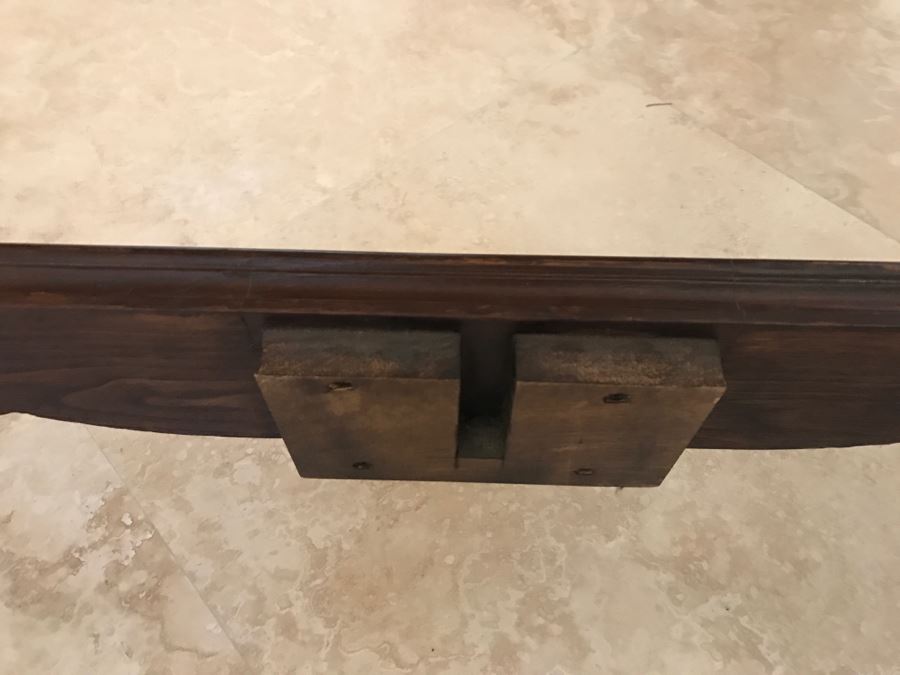 JUST ADDED - STUNNING Antique 19th Century Piedmont Baroque Style Bed With Headboard, Footboard And Rails With European Like New Simmons Queen Size Mattress (6' Wider Than Queen) - See Details [Photo 21]