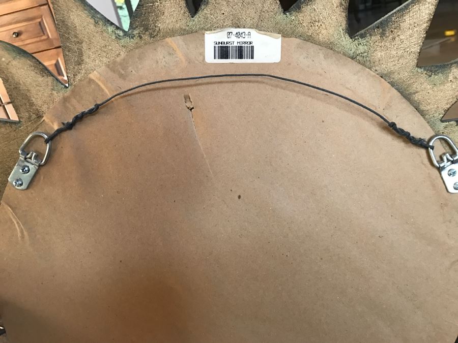 JUST ADDED - Vintage Ethan Allen Gilded Sunburst Mirror [Photo 9]