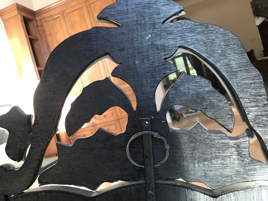 JUST ADDED - Nice Contemporary Reproduction Venetian Glass Wall Mirror [Photo 15]