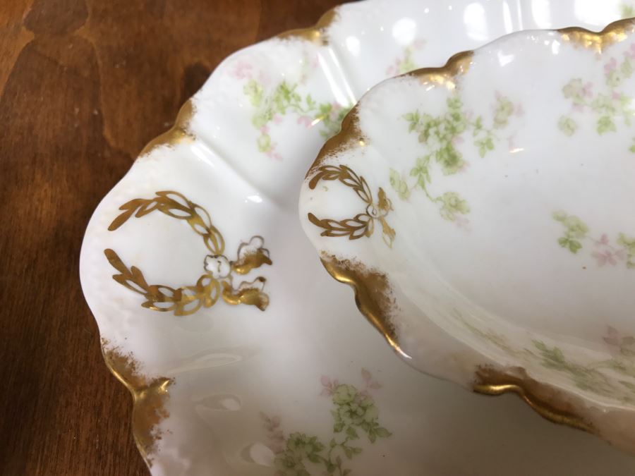 JUST ADDED - Haviland & Co Limoges France China Set Apx Service For 6 With China Serving Platters And Bowls - See All Photos [Photo 18]