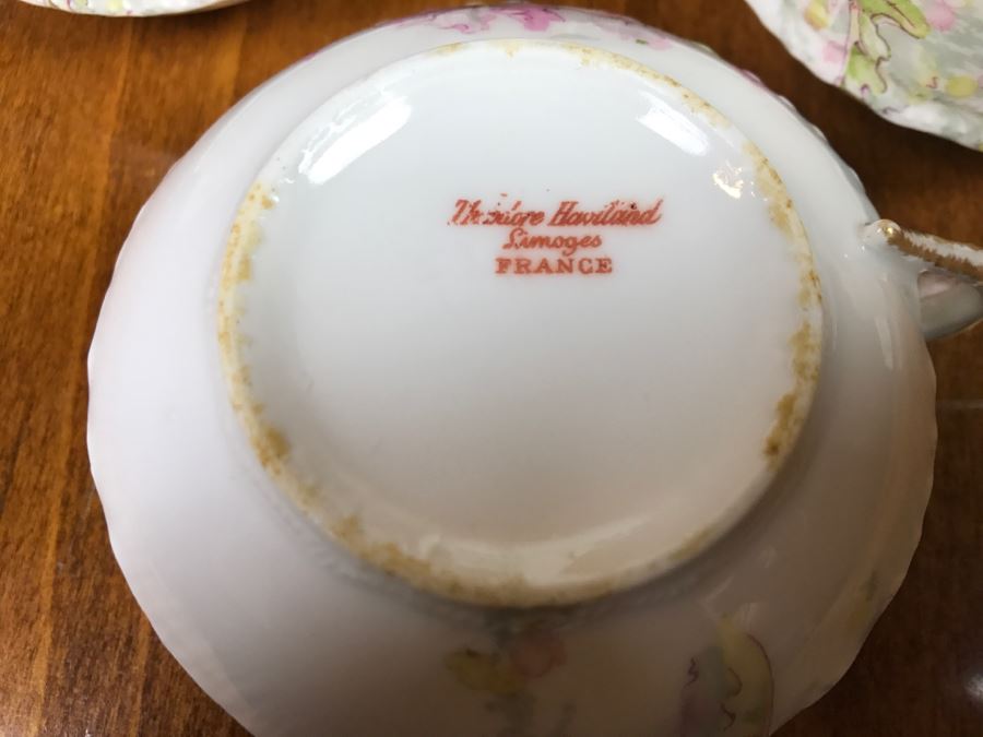 JUST ADDED - Theodore Haviland Limoges France China Set Apx Service For 12 - See All Photos [Photo 25]