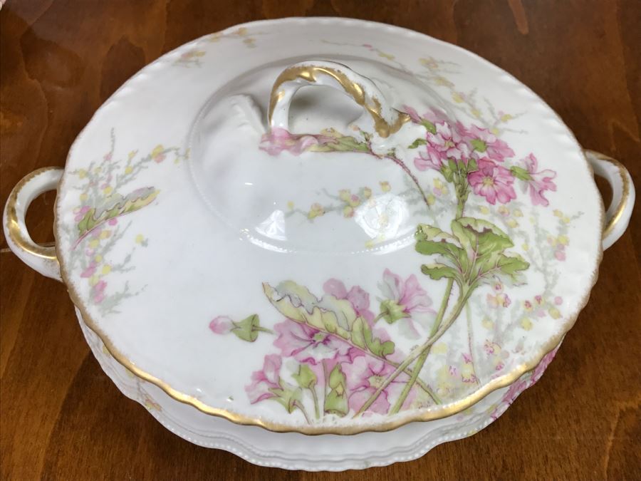 JUST ADDED - Theodore Haviland Limoges France China Serving Set Of (3) Covered Dishes- See All Photos [Photo 22]