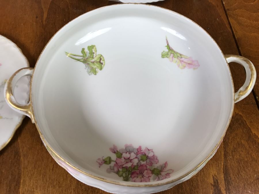 JUST ADDED - Theodore Haviland Limoges France China Serving Set Of (3) Covered Dishes- See All Photos [Photo 16]