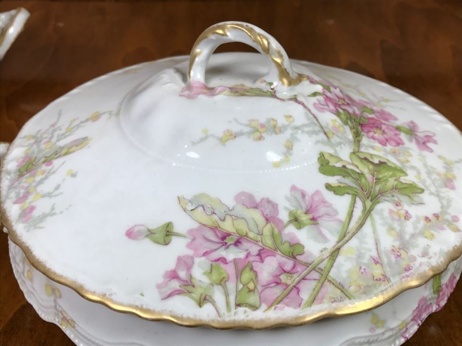 JUST ADDED - Theodore Haviland Limoges France China Serving Set Of (3) Covered Dishes- See All Photos [Photo 21]