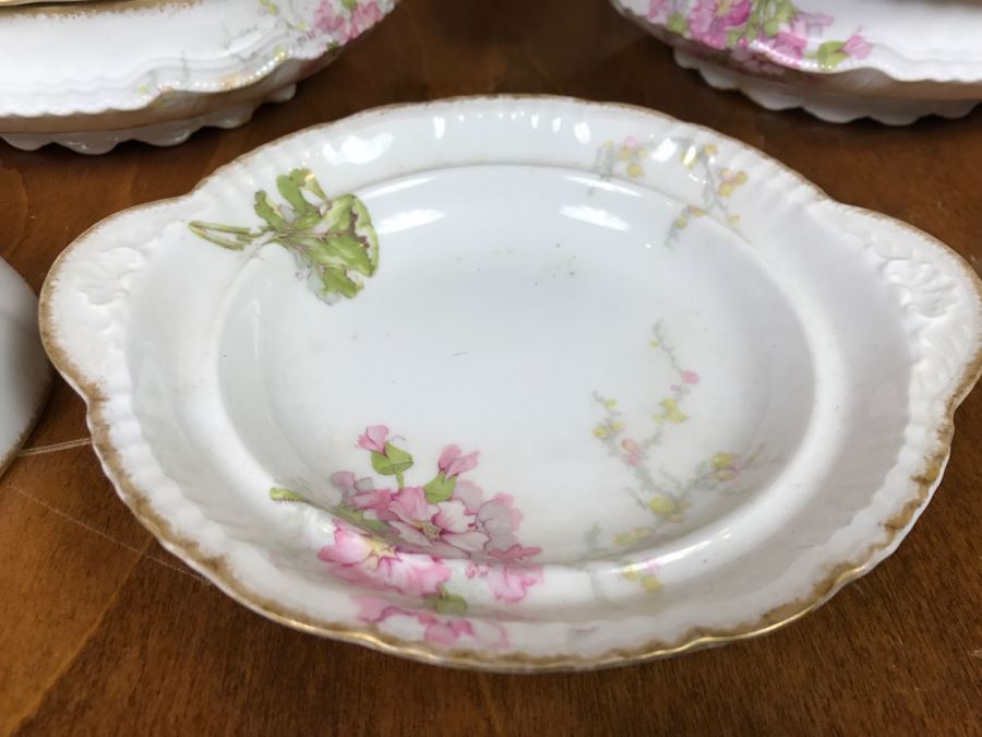 JUST ADDED - Theodore Haviland Limoges France China Serving Set Of (3) Covered Dishes- See All Photos [Photo 13]