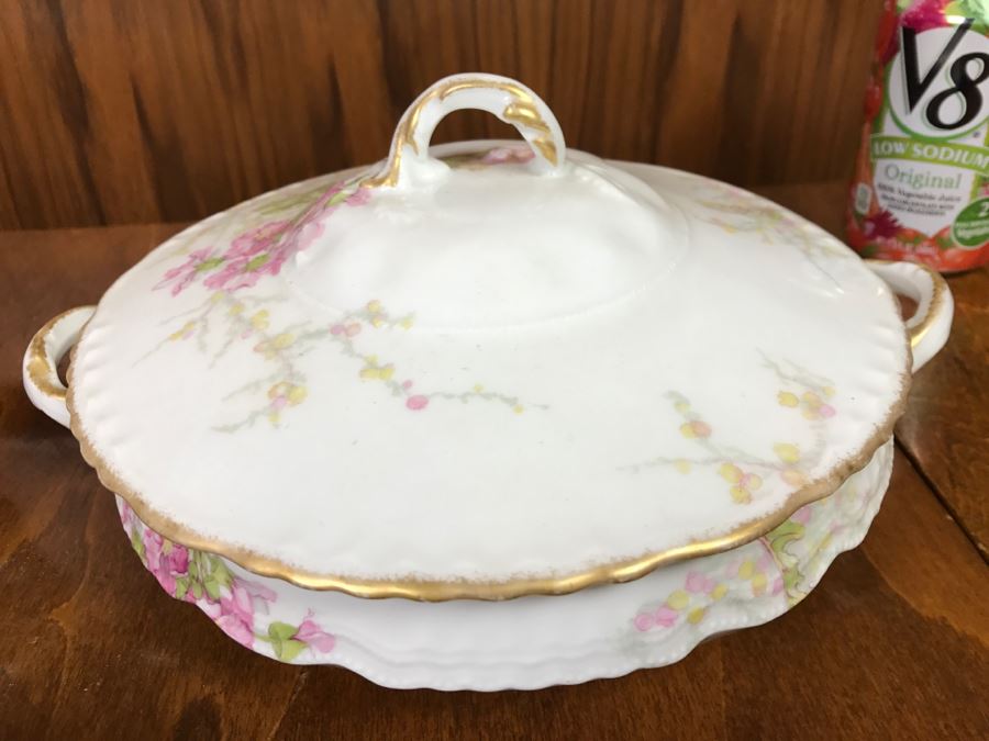 JUST ADDED - Theodore Haviland Limoges France China Serving Set Of (3) Covered Dishes- See All Photos [Photo 8]